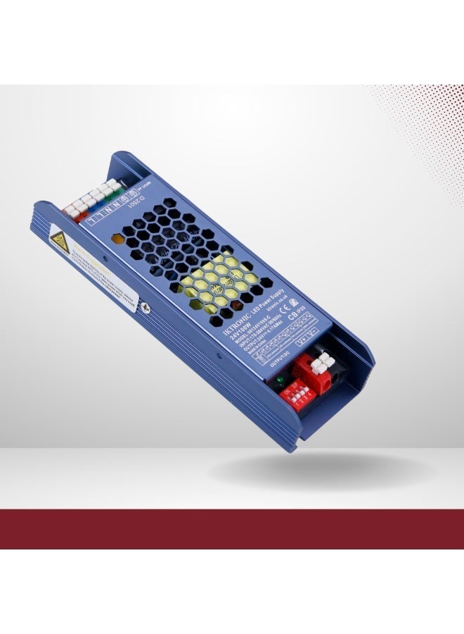 KTRONIC 100W - 24V LED Driver – Ultra Slim LED Driver, 175-264V AC to 24V DC 4.2A Converter with 4-Stage Voltage Adjustment, Silent Performance Transformer for LED Strips, 3D Printers. - Image 1